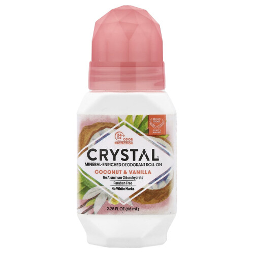 CRYSTAL, Δοκιμαστικό Ρολό με Ενυδατικές Υλικά, Κοκοπίτα και Βανίλια, 2.25 fl oz (66 ml)