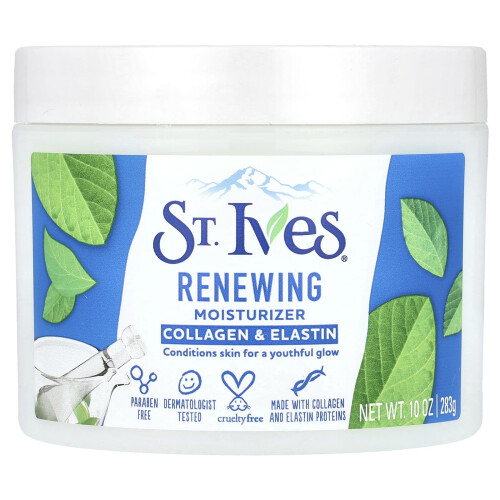 St. Ives, Moisturizer, Renewing, Collageen & Elastine, 10 oz (283 g)
