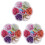 Handmade Brads for Crafts Assorted Color Safe PP Material 3