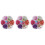 Handmade Brads for Crafts Assorted Color Safe PP Material 5