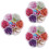 Handmade Brads for Crafts Assorted Color Safe PP Material 7