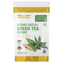 California Gold Nutrition, Superfoods, Organic Matcha Zielona Herbata w proszku, 4 oz (114 g)