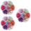 Handmade Brads for Crafts Assorted Color Safe PP Material 8