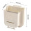 Foldable Wall-Mounted Trash Can with Lid 12L 7