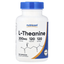 Nutricost, L-Tirosina, 200 mg, 120 Capsule