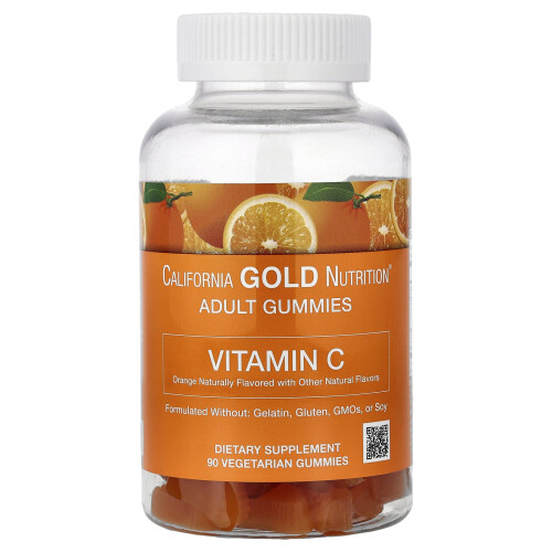 California Gold Nutrition, Vitamiini C Gummies, 90 Gummies