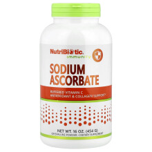 NutriBiotic, Imunita, Sodné Ascorbat, Kryštálovitá Povlak, 16 oz (454 g)