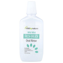 Mild By Nature, Frisk Aftens Oral Rinse, Ingentlig Alkohol, Milt Munt, 16 fl oz (473 ml)