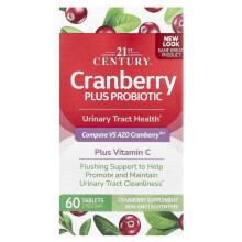 Cranberry Plus Probiotic 21st Century, 60 Tablets