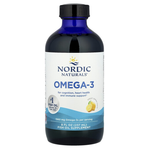 Nordic Naturals Omega-3, 1560mg Lemon - 237 ml.