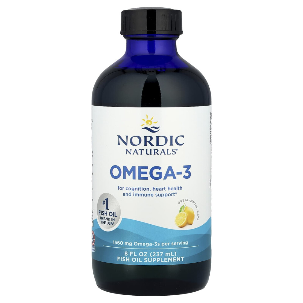 Nordic Naturals Omega-3, 1560Mg Lemon - 237 Ml.