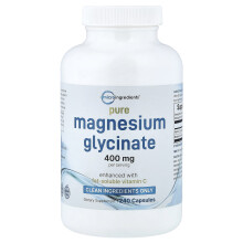 Micro Ingredients, Magnézium Glicinát, 240 Kapszula (133 mg/kapszula)