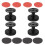 Zwarte aluminium bedframe stabilisator met schroefstopper (1 set) 8