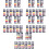 50St Strik Polyester Met Diverse Kleuren Feest 9