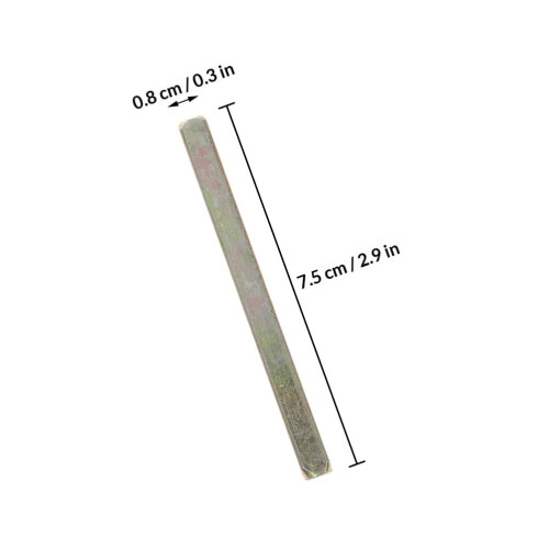 2-Pack Replacement Square Drive Spindle Bars for Door Handles with Easy Install Chamfered Ends 1