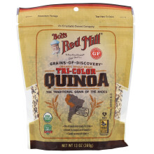 Bob's Red Mill, Quinoa Tricolor Orgânico, Grão Inteiro, 13 oz (369 g)