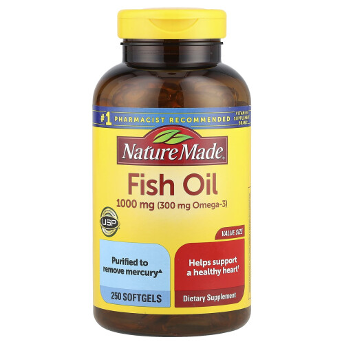 Nature Made Φύση Κρατούμενη, Λιπούλη, 1,000 mg, 250 Μοσχαριές