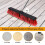 Large-sized long-handled stiff-bristle floor brush 2