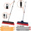 Large-sized long-handled stiff-bristle floor brush 6