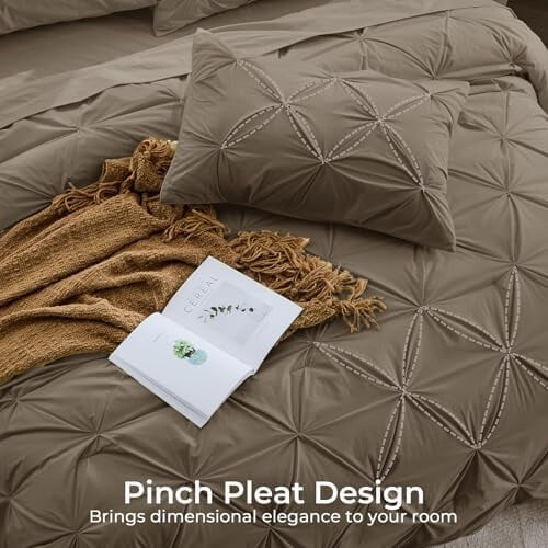 Brown Full Size Comforter Set 7-Piece All-Season 1