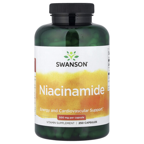 Swanson, Νιασινάμιν, 500 mg, 250 Φιάλες