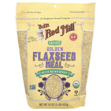 Bob's Red Mill, Harina de Lino Orgánico Dorado, 16 oz (453 g)