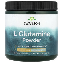 Swanson, L-Glutamin-Pulver, 12 oz (340 g)