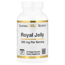 California Gold Nutrition, Király méz, 500 mg, 120 Veggie kapszula