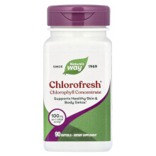 Nature's Way, Chlorofresh, Chlorophyll Concentrate, 90 Softgels (50 mg per Softgel)