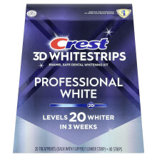 Crest, 3D Whitestrips, Kit de Albeire Dental, 40 Strips