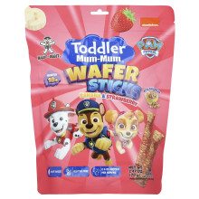 Hot Kid, Lasten Mum-Mum, Pehmennet Palat, Paw Patrol, 18+ Kuukautta, Banaani & Marjat, 14 Palaa, 2.47 oz (70 g)