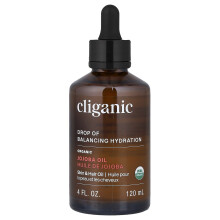 Cliganic, 100% Ren & Naturlig, Jojoba Olie, 4 fl oz (120 ml)