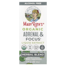 MaryRuth's, Erbe, Adrenal & Focus Per Adulti, 1 fl oz (30 ml)