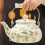Vintage Floral Enamel Teapot2.5L 2