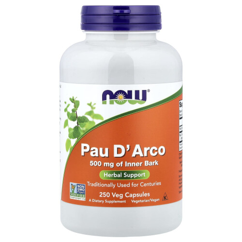 NOW Foods Pau D'Arco, 500mg - 250 vcaps