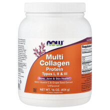 {Aisle K} NOW Foods | Multi Collagen Protein | 1 x 454g