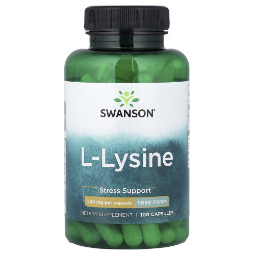 Lysine, 500mg Free-Form - 100 caps