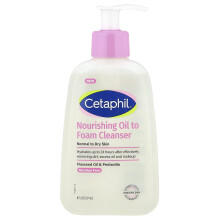 Cetaphil, Reinigungsmittel von Öl zu Schaum, Normal bis Trockene Haut, 8 fl oz (237 ml)