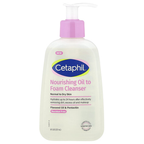 Cetaphil Σεταφίλ, Νιτρογονική Λάδι σε Φούμα Καθαρισμός, Νορμαλ-Στεγνή Δερματική, 8 fl oz (237 ml)