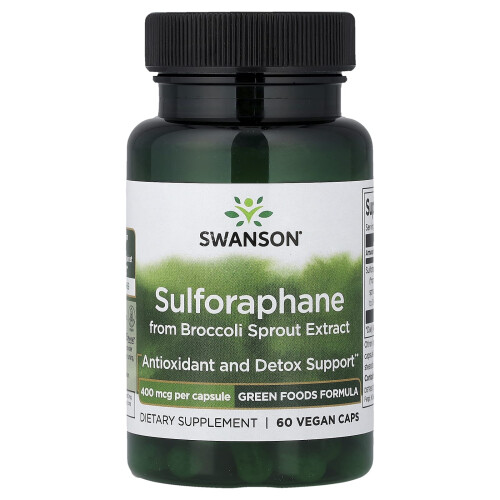 Sulforaphane from Broccoli Sprout Extract, 400mcg - 60 vcaps