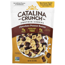 Catalina Crunch, Keto Ystävällinen Kaurahiutale, Chocolate Peanut Butter, 9 oza (255 g)