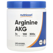 Nutricost, Arginin AKG, Unflaviert, 10,7 oz (300 g)