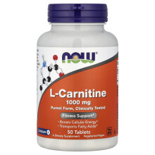 L-Carnitine, 1000mg - 50 tablets