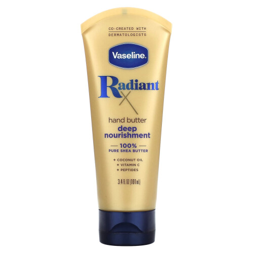 Vaseline Vaseline, RadiantX, Deep Nourishment Χεριών Βούτυρο, 3.4 fl oz (101 ml)