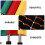 Ensemble de drapeaux de football pour arbitre (5 pièces) 2