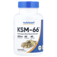 Nutricost, KSM-66, Ashwagandha Root Extract, 660 mg, 60 Capsules