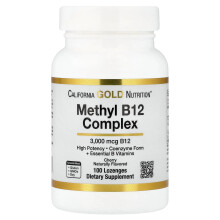 Super Nutrition, Vitamin B12, Cherry, 3 000 mcg, 100 Lozenges