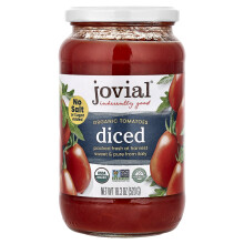 Jovial, Organic Diced Tomaty, 18,3 oz (520 g)