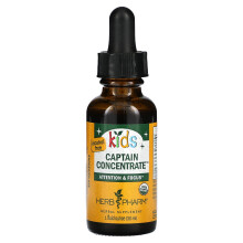 Herb Pharm, Kid's, Concentrado do Capitão, Sem Álcool, 1 fl oz (30 ml)