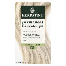 Herbatint, Permanent Hårfärg Gel, 10N Platina Blond, 5,75 fl oz (170 ml)